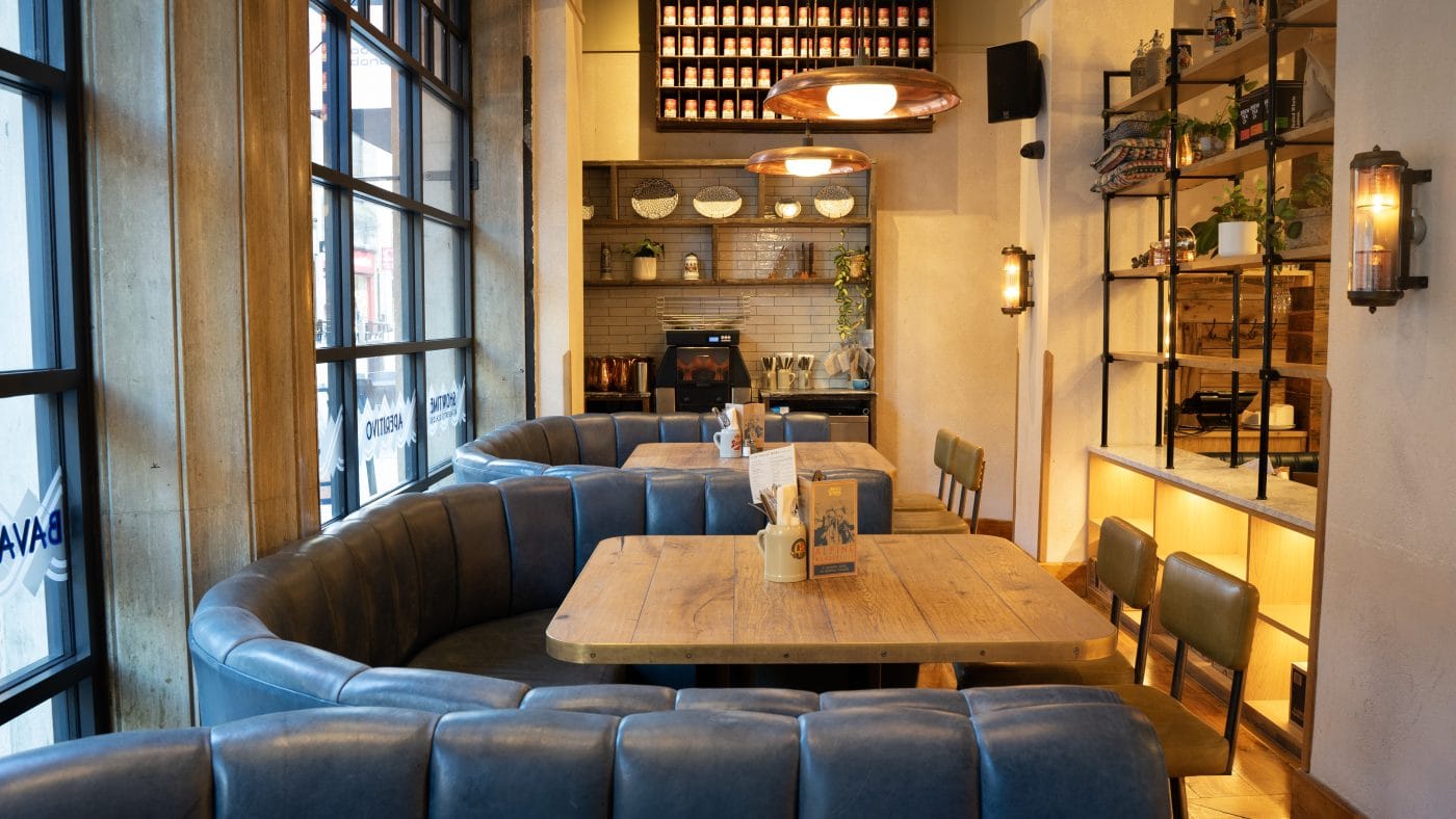 private tables for large groups at restaurant