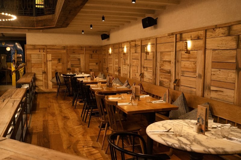 restaurant dining area in liverpool